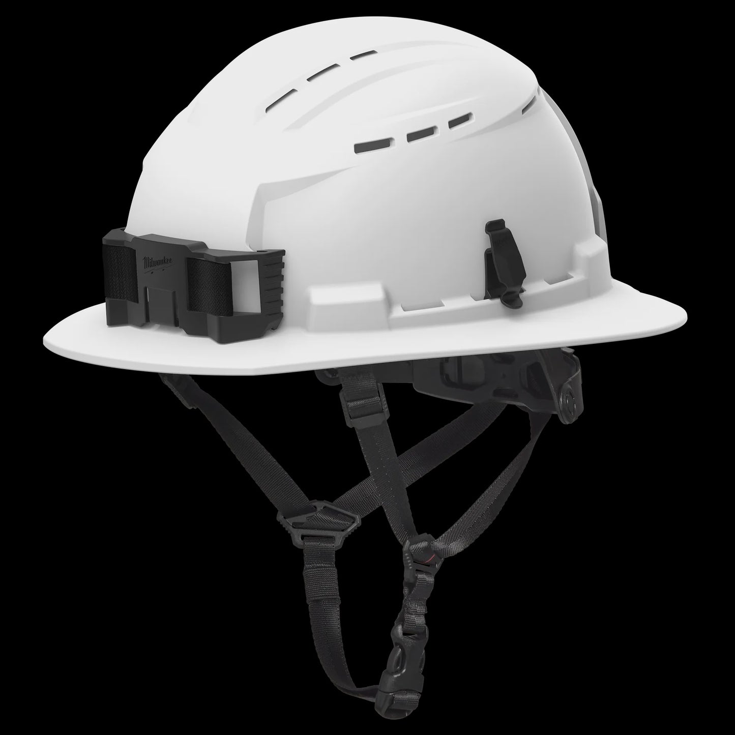 Milwaukee BOLT White Full Brim Vented Safety Helmet – Type 2, Class C