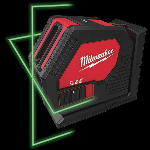 Milwaukee Tool 100 ft. Green Cross Line Laser