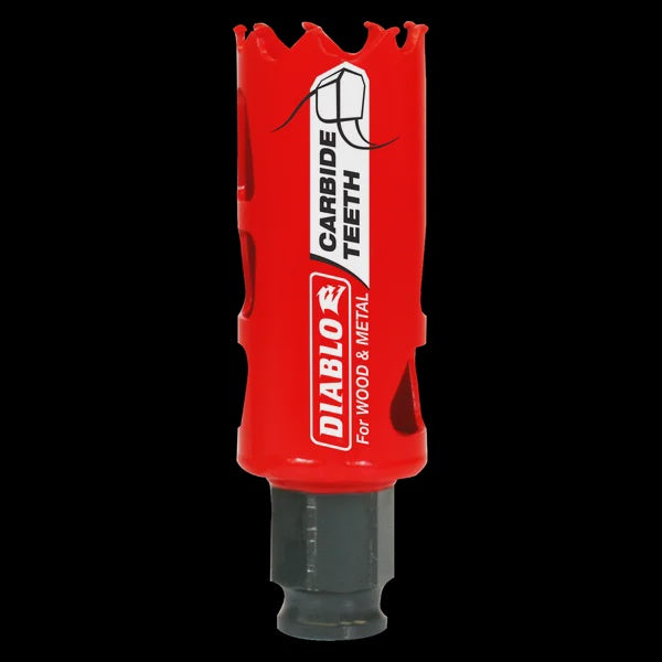 Diablo-1-1/8" Carbide Teeth Hole Saw for Wood and Metal