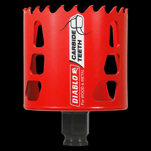 Diablo-2-3/4" Carbide Teeth Hole Saw for Wood and Metal