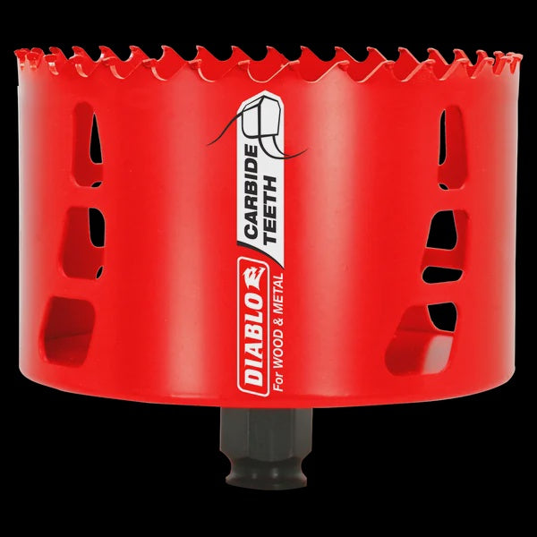 Diablo-4-1/8" Carbide Teeth Hole Saw for Wood and Metal