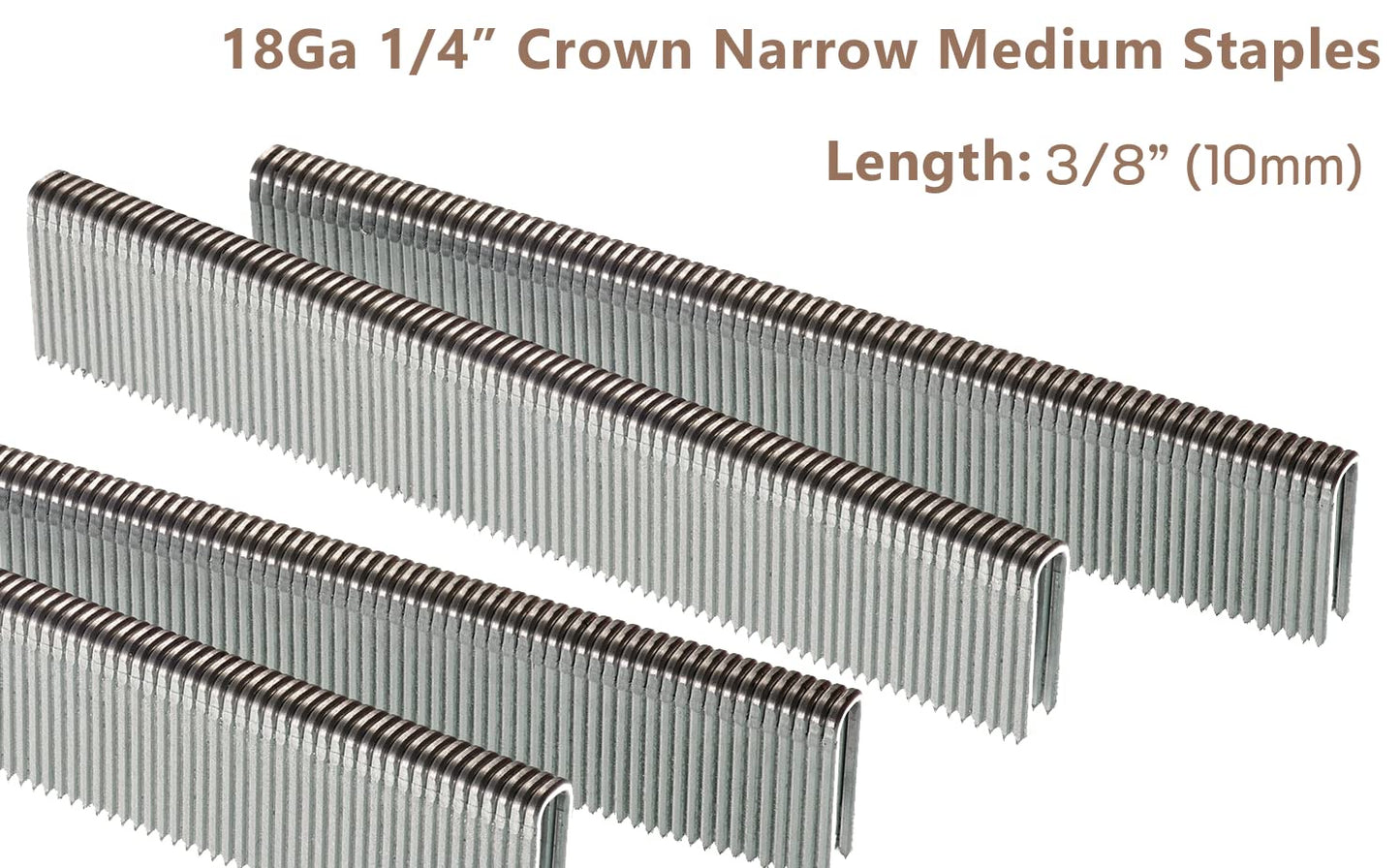RP-L14 1-1/8" 18G NAR CRN STPL GAL 1M