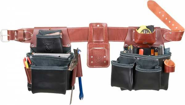 Occidental Leather 5080DB LG Pro Framer Tool Belt Set with Double Outer Bags- Large