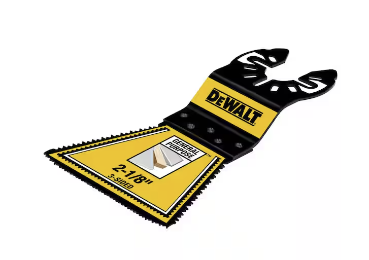 Dewalt 2-1/8 in. Bi-Metal General Purpose 3-Sided Oscillating Tool Blade