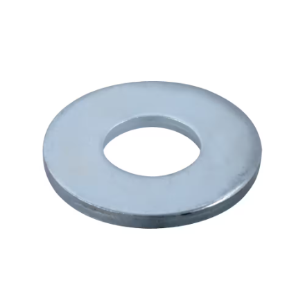 H Paulin 537-928 3/8-inch Flat Washers, Zinc-Plated, 150pcs