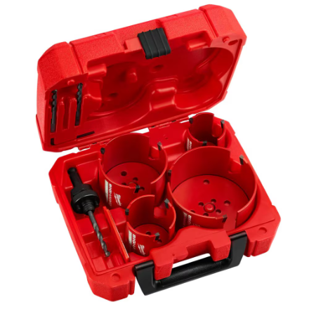 Milwaukee Tool BIG HAWG Carbide Hole Saw Kit (8-Piece)