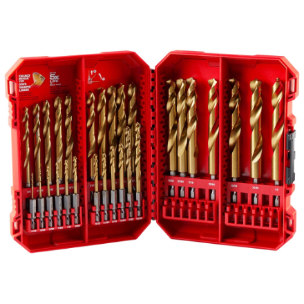 Milwaukee Tool SHOCKWAVE Impact Duty Titanium Drill Bit Set (29-Piece)
