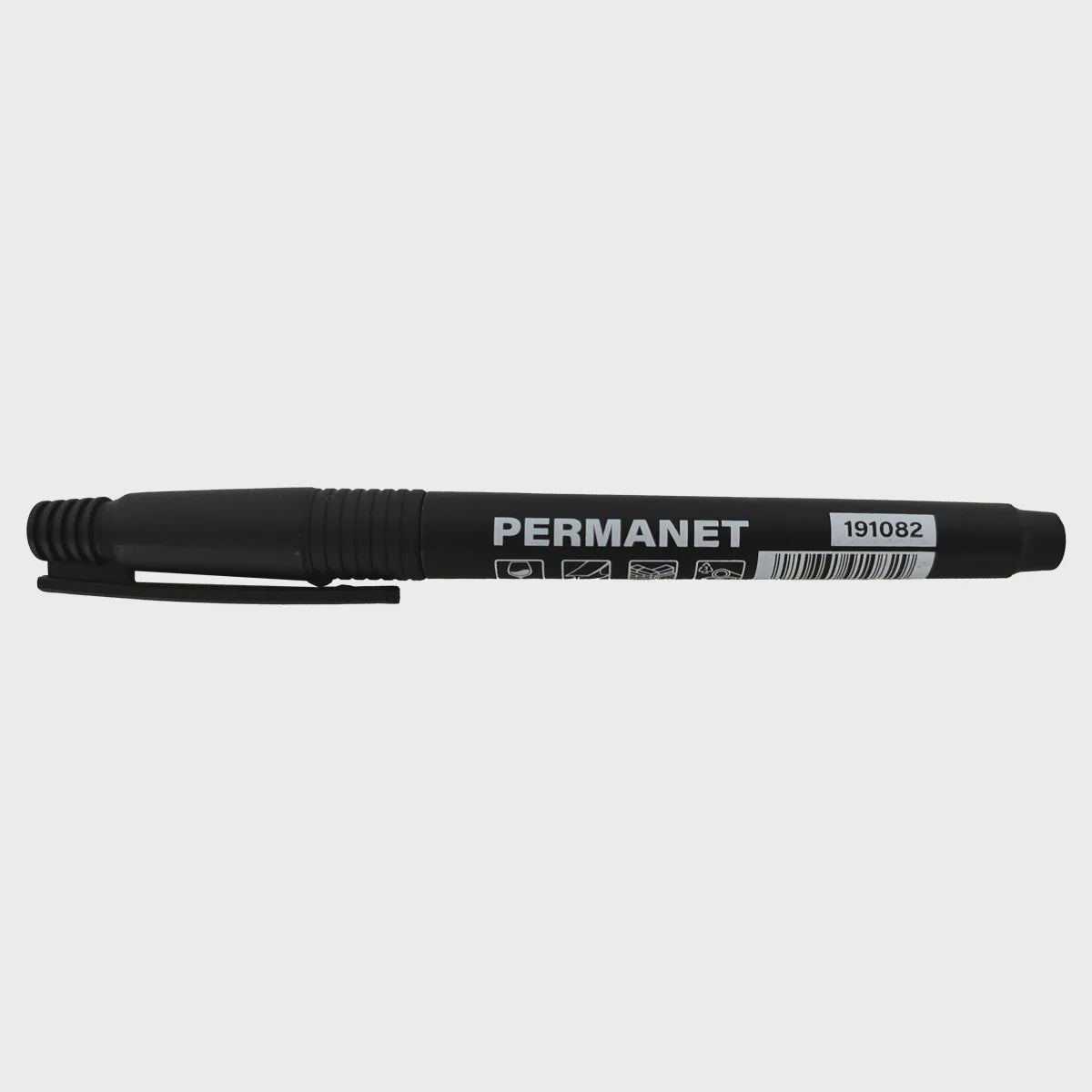 Toolway 191082 12PK Permanent Marker Fine Tip Black