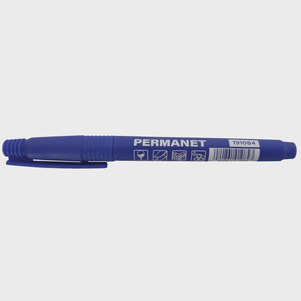 Toolway 191084 12PK Permanent Marker Fine Tip Blue