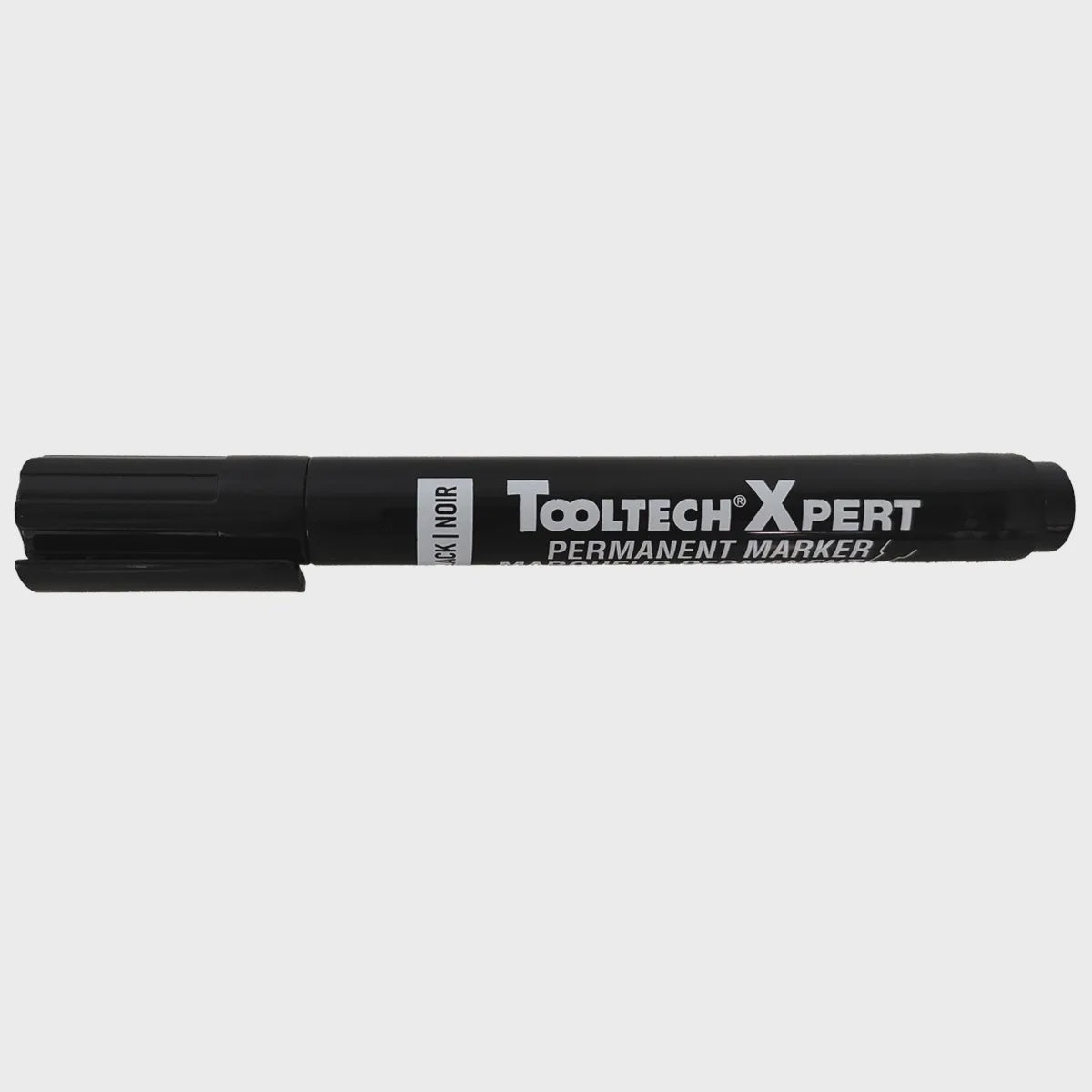 Toolway 191086 12PK Permanent Marker Round Tip Black