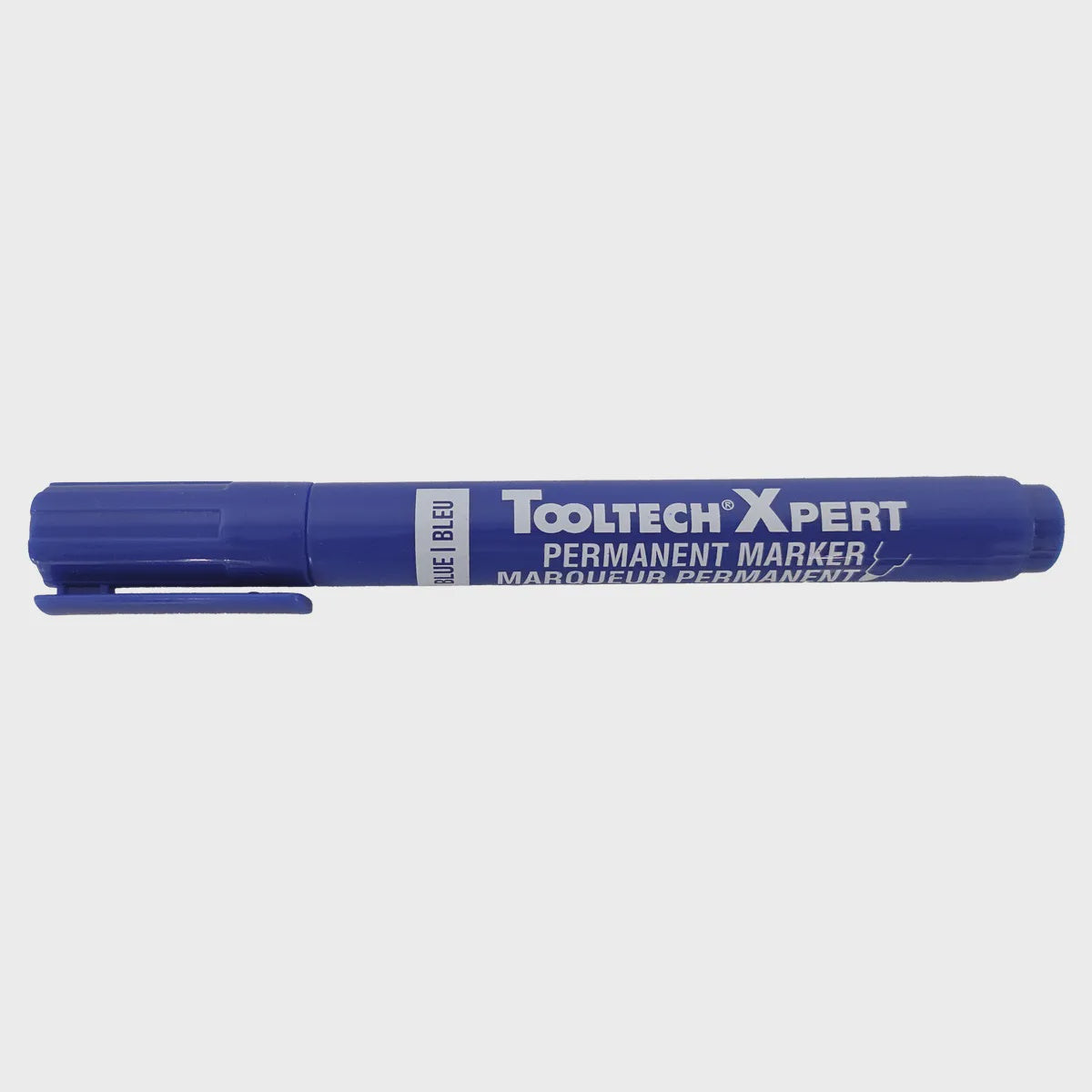 Toolway 191088 12PK Permanent Marker Round Tip Blue