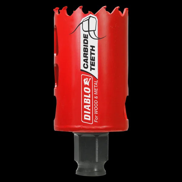 Diablo-1-5/8" Carbide Teeth Hole Saw for Wood and Metal