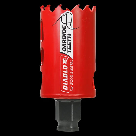 Diablo-1-5/8" Carbide Teeth Hole Saw for Wood and Metal
