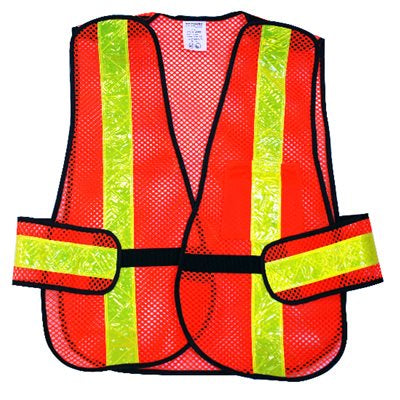 105631 Safety Vest 5-point Tear-Away Hi-Vis Orange (OSFA)