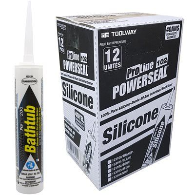 123129 Silicone Powerseal 200 Tub & Tile Translucent 300ml