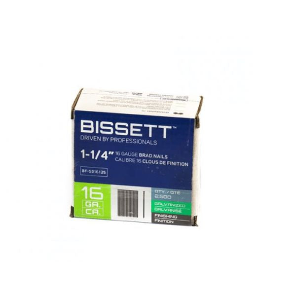 BF-SB16125 1-1/4" 16G FINISH NAIL EG 2.5M