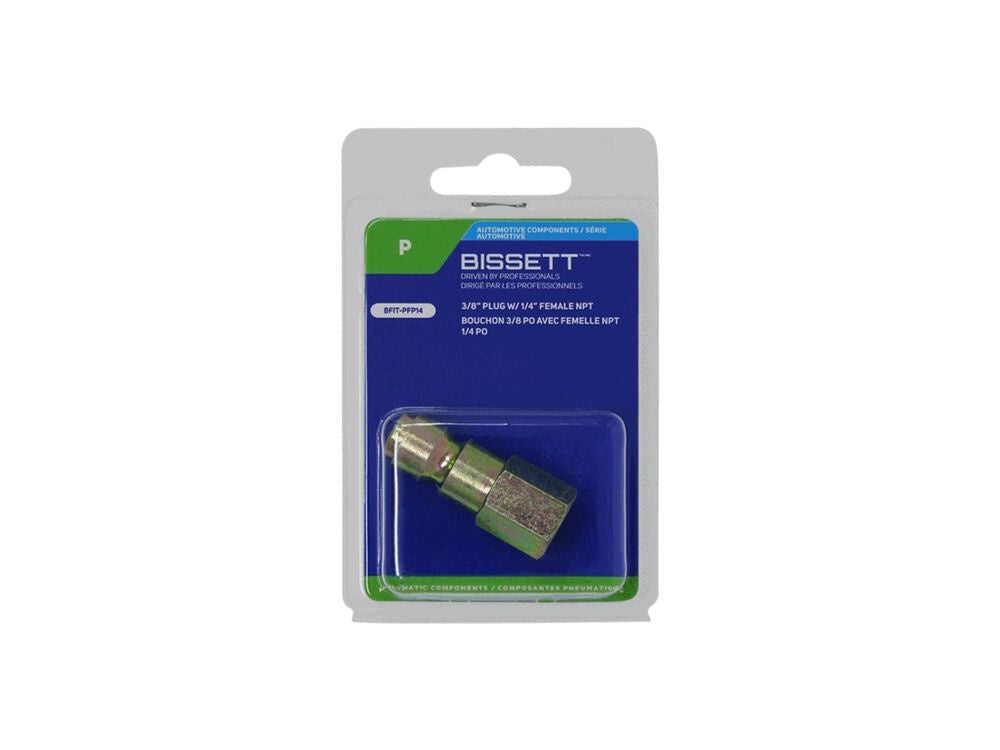 BISSETT AUTOMOTIVE 3/8" NIPPLE x 1/4" FEMALE FNPT