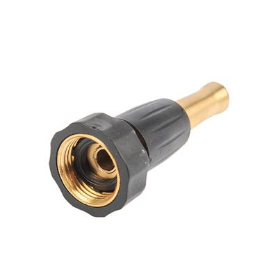 180019 Nozzle 4in Twist Solid Brass with Rubber Grip