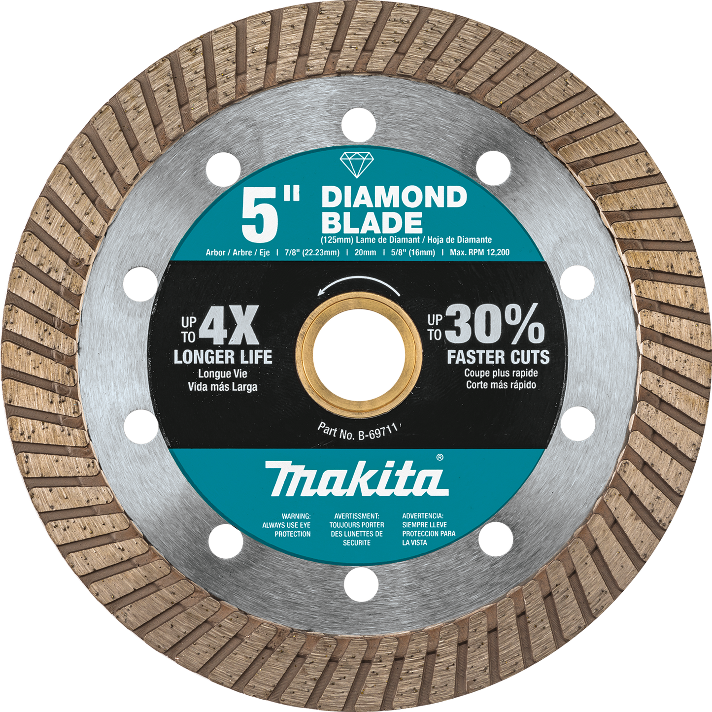 5" Diamond Blade, Turbo, General Purpose