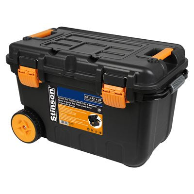 187022 Jumbo Pro Toolbox With Tray & Wheels 25.5 x 16.5 x 15in
