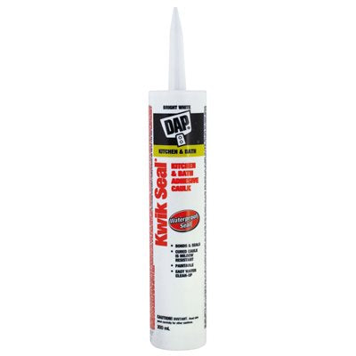 271020 Kwik Seal Kitchen & Bath Adhesive Caulk 300ml White