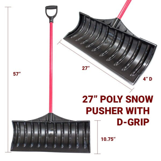 88090737 37Kd Snow Pusher 27in