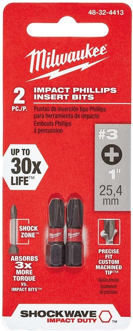 48-32-4413 2PK 1IN IMPACT BIT PH3