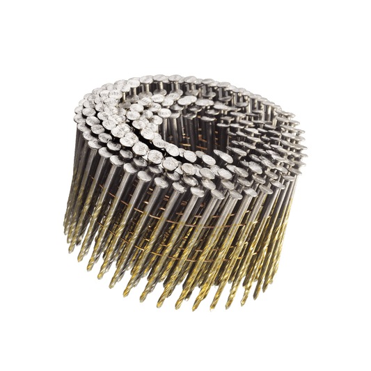 30121 2-1/4"Brite Screw Wire Coil Nails