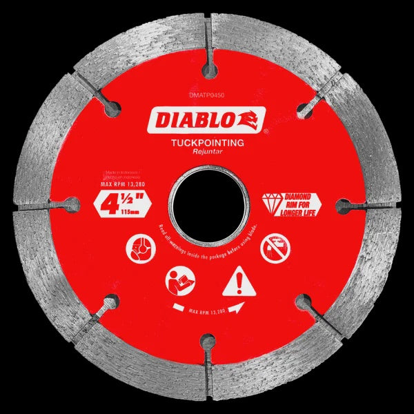 DMATP0450 4-1/2 in. Diamond Tuck Point Blade for Masonry
