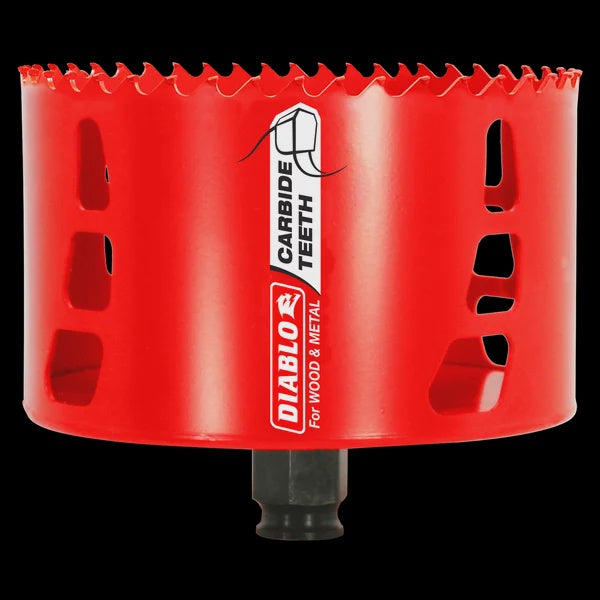 Diablo-4-1/4" Carbide Teeth Hole Saw for Wood and Metal
