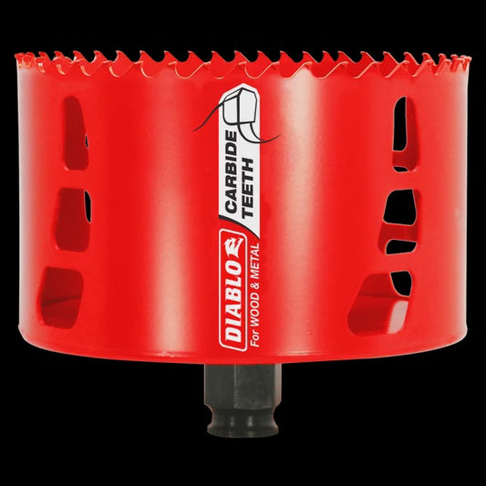 Diablo-4-1/4" Carbide Teeth Hole Saw for Wood and Metal