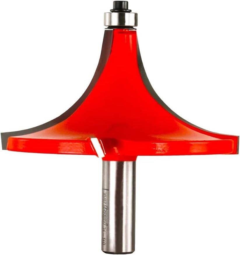 34-128Q 2" X 1" 1/2" SHANK RADIUS ROUNDING OVER ROUTER BIT