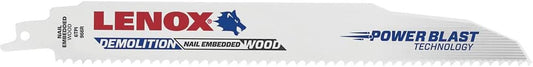 227630SB966R Lenox Reciprocating Saw Blade - 6 TPI 4,2mm  - 1"25mm in 9"229mm-Metal