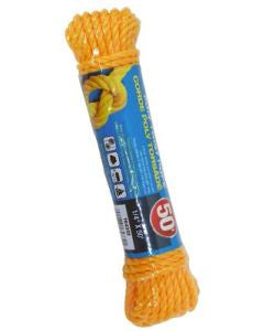Poly Twist Rope Yellow 1/2in x 50ft