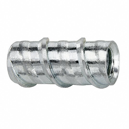 SELF LOCKING THREAD INSERT, HEAVY WALL, ¼"-20 INT THREAD, 11/16 IN OVERALL L, 100 PK