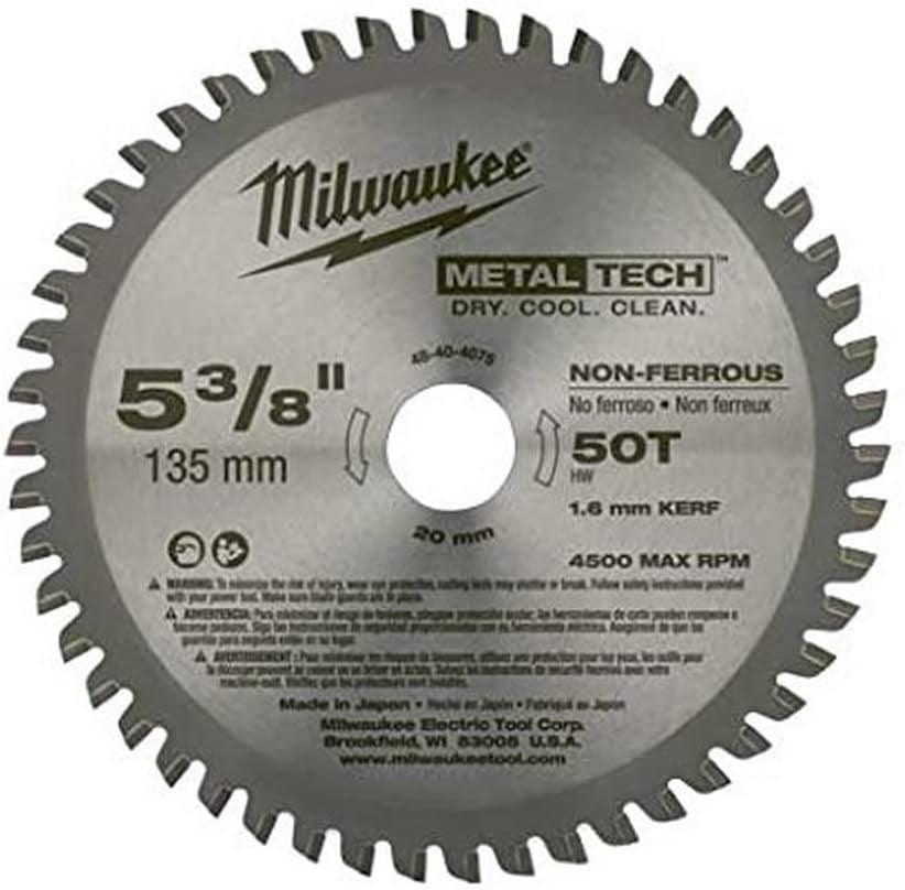 48-40-4075 5-3/8" 50T ALUMINUM CSB, 20MM