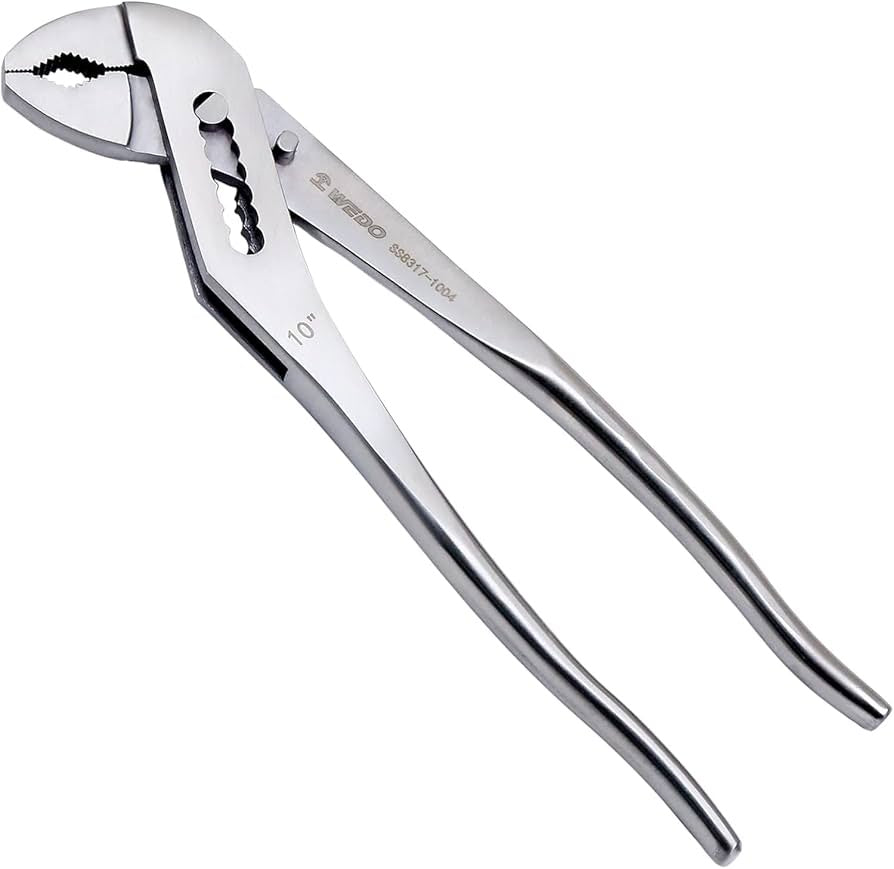 18 Slip Joint Pliers, Steel- C60, Finish- Polished 10" / 250 MM