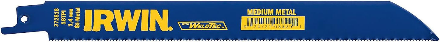 22754OSB818R 8"x3/4" 18TPI Bi-Metal Medium Metal Recip 50 pk