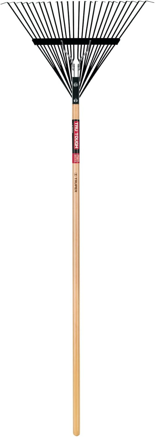 180036 Lawn Rake 24in 24T 15 / 16 x 54in Wood Handle