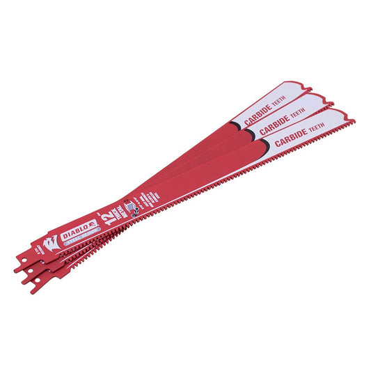 DS1206VCW3C DB 12" TCT NAIL/WOOD 3PK