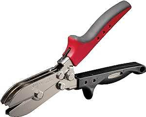 Malco C5R 5-Blade Pipe Crimper, Non-Slip Ergonomic Handle, Black/Red Handle