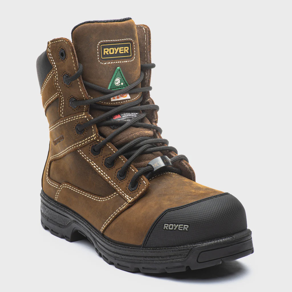 5727AG10-1/2 Agility Arctic Grip 8" composite toe leather work boots 10 1/2