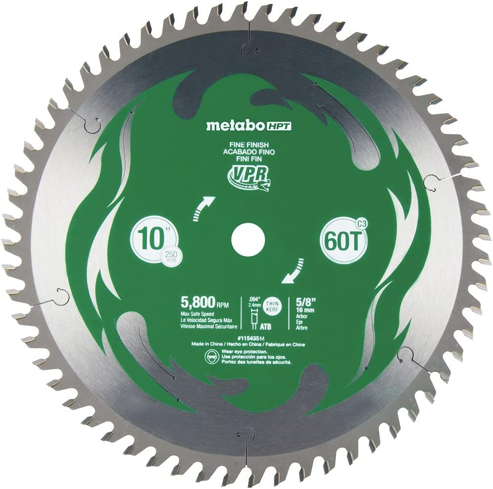 m3 Metabo 10" 60T Blade