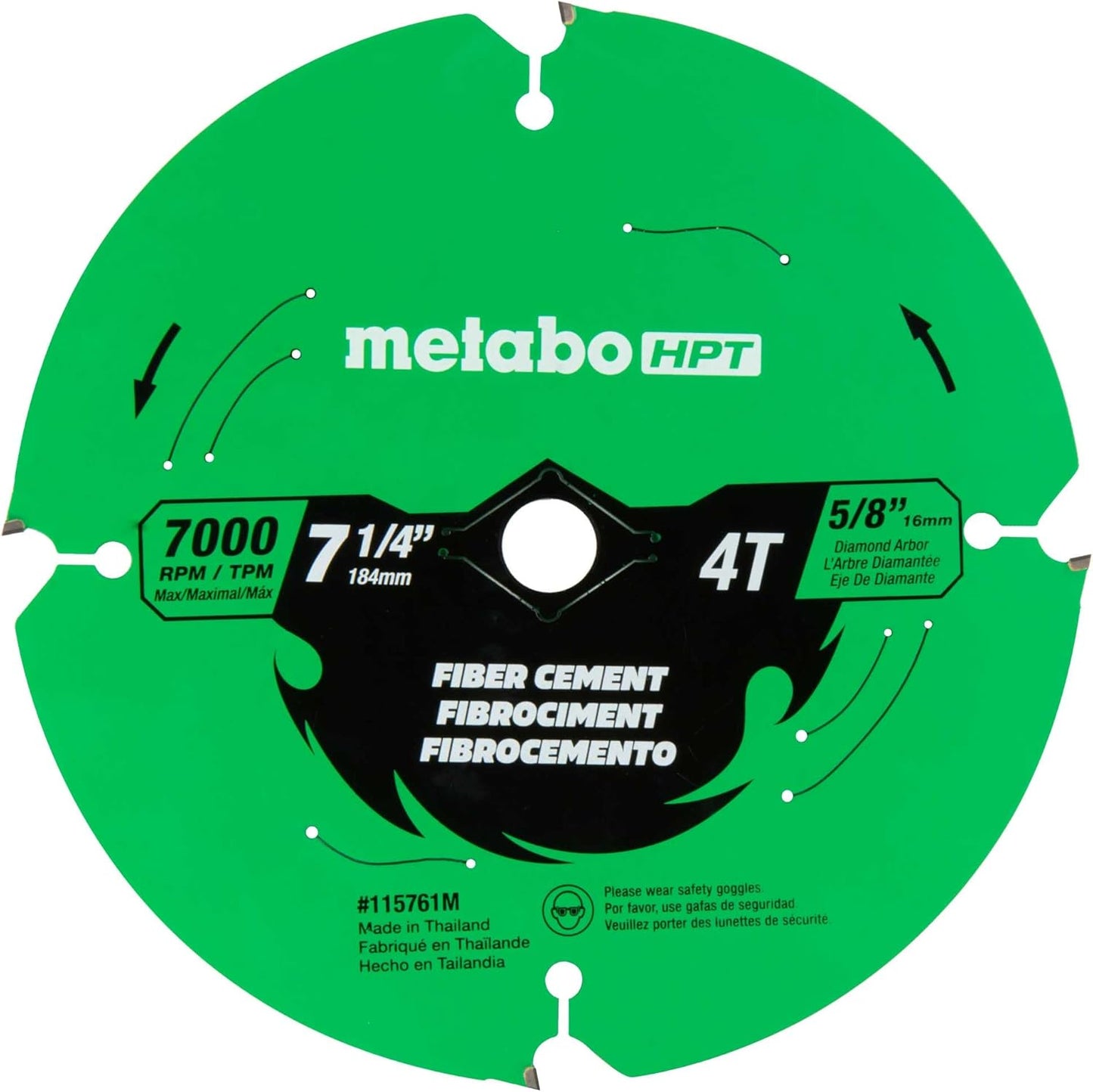 18008M 7-1/4"x4t Hardi Blade, 1ea