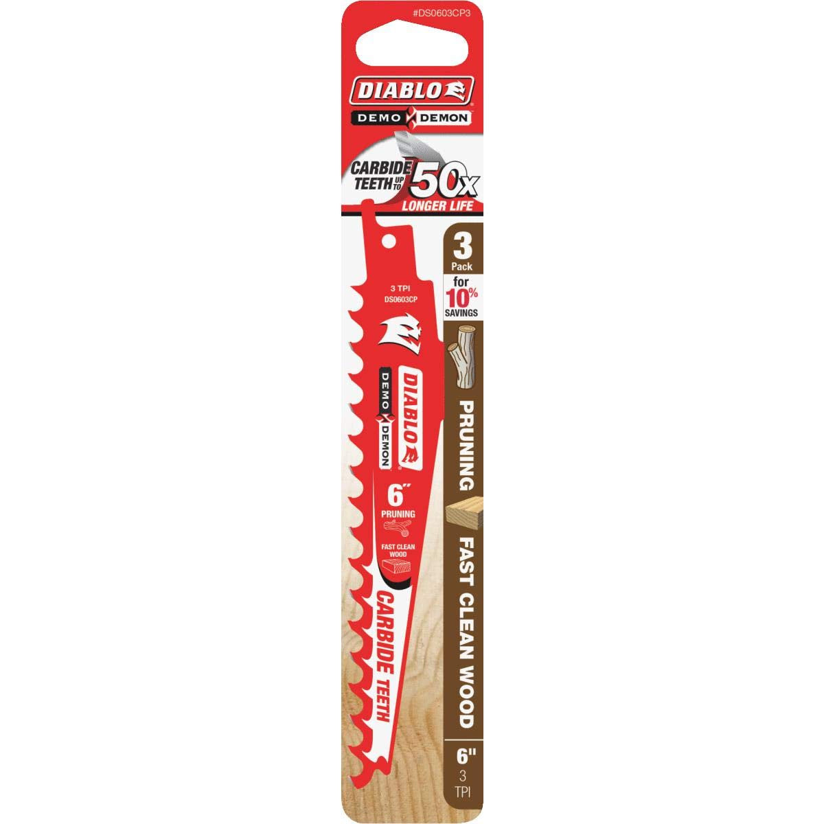 DS0603CPC DB 6" TCT PRUNING + FAST