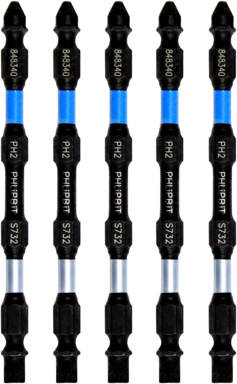 PH2SL732x4 PH2+SL732 Blue/Silver 4"