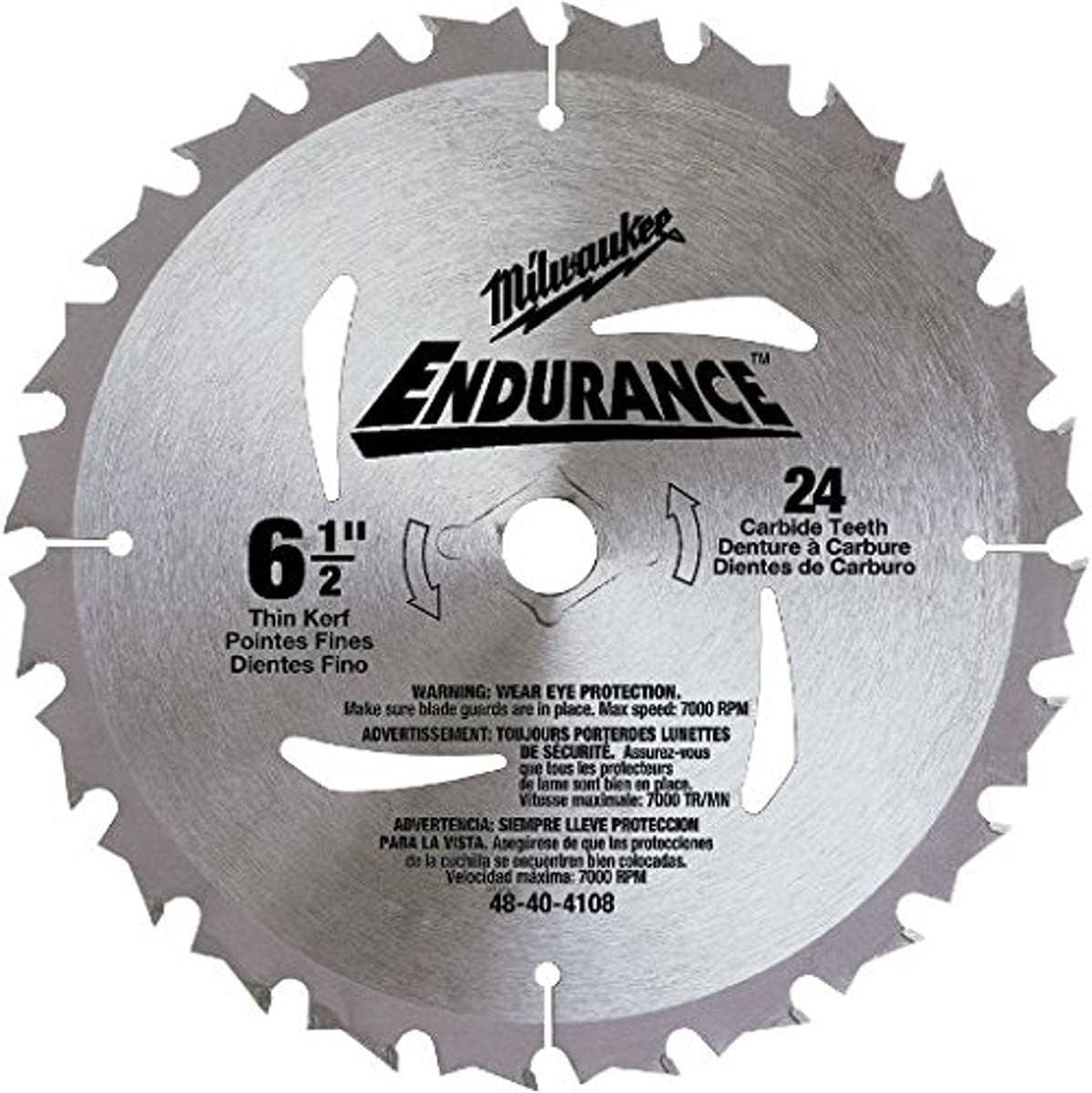48-40-0622 6-1/2" 40T FINE FINISH BL