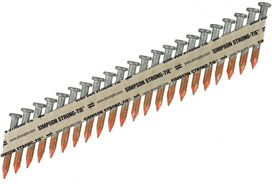 8DHDGPT500 simpson 8d(.131) X 2-1/2IN HDG 33DEG PAPER 500CT