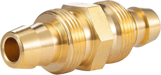 Soild Brass Air Reusable Hose Splicer for 1/4-Inch ID Hose,Flexeel Hose Air Hose Repair Fitting