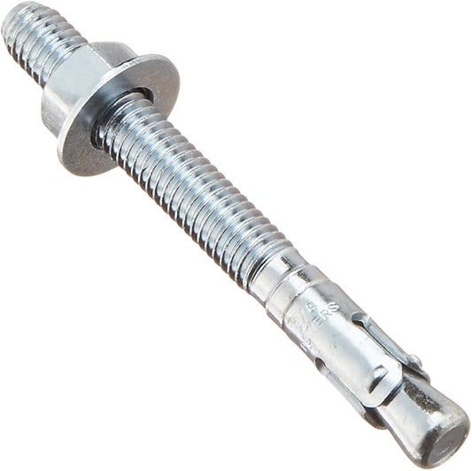 Dewalt-Powers Fastening Innovations 7414SD1 Power-Stud and Sd2 3/8-Inch by 3-1/2-Inch Type Carbon Steel Wedge Expansion Anchor Stainless Clip, Per Piece